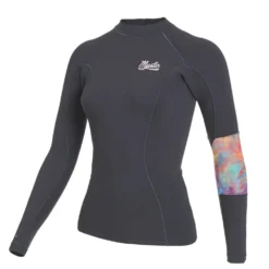 Mystic Lunar L/S Vest Neoprene 2mm Dames Rash Guard -Surfen Korting Winkel mystic lunar l s vest neoprene 2mm women rash guard ty