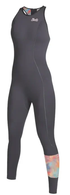 Mystic Lunar Long John 2/2mm Back Zip Wetsuit Dames -Surfen Korting Winkel mystic lunar long john 2 2mm back zip womens wetsuit 3