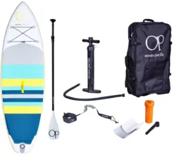 Ocean Pacific Sunset All Round 9'6 Inflatable Paddle Board -Surfen Korting Winkel ocean pacific sunset all round 9 6 inflatable paddle board fm