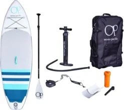 Ocean Pacific Sunset All Round 9'6 Inflatable Paddle Board -Surfen Korting Winkel ocean pacific sunset all round 9 6 inflatable paddle board um