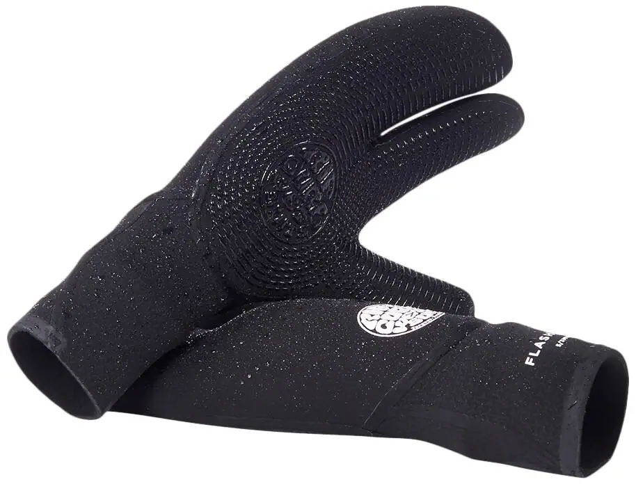 Rip Curl Flash-Bomb 5mm 3 Finger Neopreen Handschoenen 3 Rip Curl Flash-Bomb 5mm 3 Finger Neopreen Handschoenen